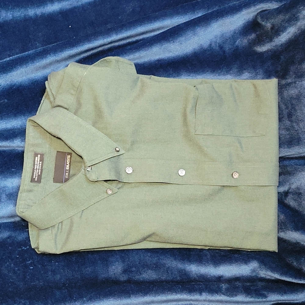 Forest green dress shirt